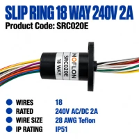 Slip Ring 18 Way 240V 2A Slip Ring 18 Way 240V 2A
