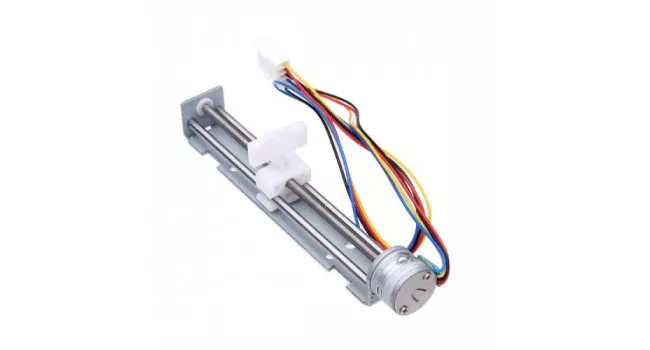 Stepper motor + slider 90mm Stepper motor + slider 90mm
