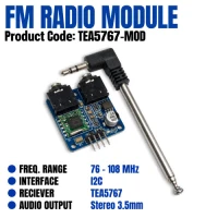 TEA5767 FM Radio Module with Antenna TEA5767 FM Radio Module with Antenna