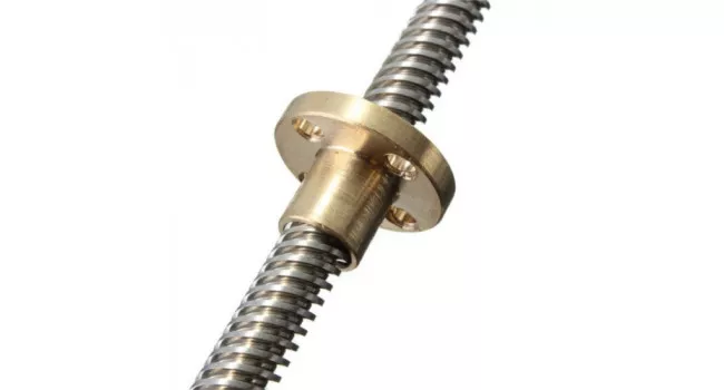 Lead Screw 300 mm M8 + Brass Nut Lead Screw 300 mm M8 + Brass Nut