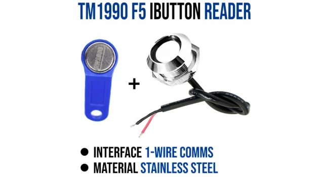 TM1990 F5 iButton Reader - Panel Mount TM1990 F5 iButton Reader - Panel Mount