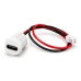 USB-C Panel Mount Cable - White (4 Pack) USB-C Panel Mount Cable - White (4 Pack)