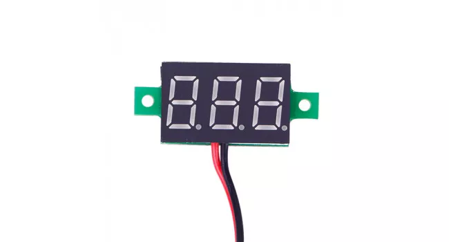 Mini Voltmeter 4.7-30V White Mini Voltmeter 4.7-30V White