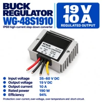 Step Down Voltage Regulator Vin 35-60V, Vout 19V 10A IP68 Step Down Voltage Regulator Vin 35-60V, Vout 19V 10A IP68