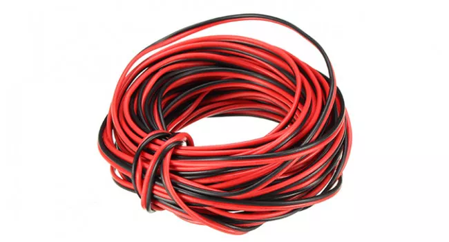 Dual Red & Black Wire 18AWG - 5 meter Dual Red & Black Wire 18AWG - 5 meter