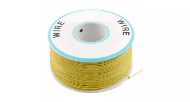 Wire 30AWG PVC - Yellow 250M Wire 30AWG PVC - Yellow 250M
