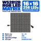 WS2812B 16X16 RGB LED Matrix 5V WS2812B 16X16 RGB LED Matrix 5V