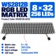 WS2812B 8x32 RGB LED Matrix 5V WS2812B 8x32 RGB LED Matrix 5V