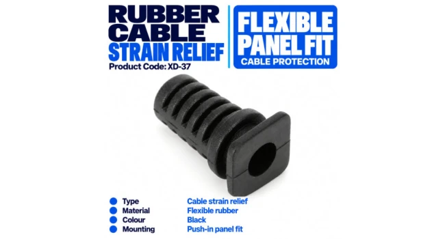 4mm Cable Strain Relief (4 Pack) 4mm Cable Strain Relief (4 Pack)