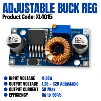 DC-DC 5A Adjustable Buck Regulator VOUT 1.25-32V DC-DC 5A Adjustable Buck Regulator VOUT 1.25-32V