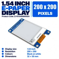 1.54 Inch Black and White E-Paper Display 200 × 200 1.54 Inch Black and White E-Paper Display 200 × 200