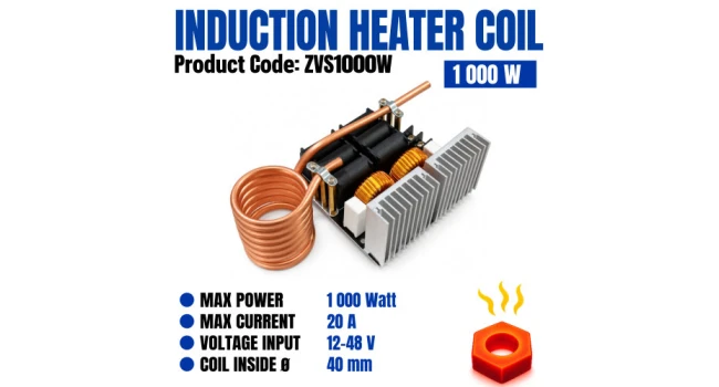 1000W Low Voltage Induction Coil