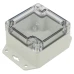 Kradex IP67 Enclosure 75x75x45mm - Clear Lid Kradex IP67 Enclosure 75x75x45mm - Clear Lid
