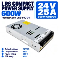 LRS Compact 24V 25A 600W Power Supply LRS Compact 24V 25A 600W Power Supply