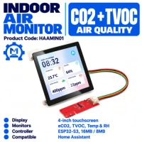 ESP32-S3 Indoor Air Monitor (CO2/TVOC) + Display ESP32-S3 Indoor Air Monitor (CO2/TVOC) + Display