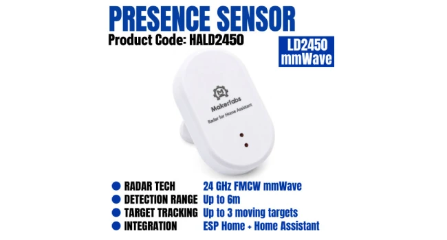 LD2450 mmWave Presence Sensor for Home Assistant LD2450 mmWave Presence Sensor for Home Assistant