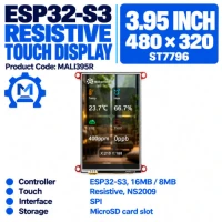 MaTouch ESP32-S3 Resistive Touch 3.95 Inch ST7796 Module MaTouch ESP32-S3 Resistive Touch 3.95 Inch ST7796 Module