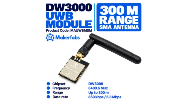 Ultra-Wideband (UWB) Module with Antenna Ultra-Wideband (UWB) Module with Antenna