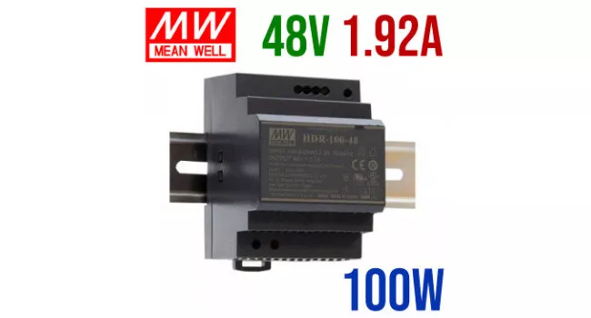 Mean Well 48V 1.9A 92W Din Rail Mean Well 48V 1.9A 92W Din Rail