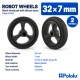 Pololu Wheel 32×7mm Pair - Black