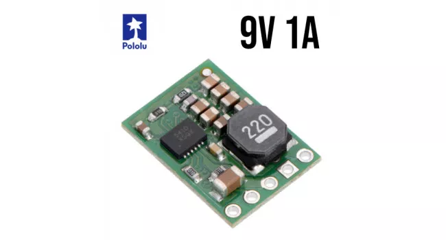 Pololu Buck Regulator, Vin 9.1-36V, Vout 9V 1A Pololu Buck Regulator, Vin 9.1-36V, Vout 9V 1A