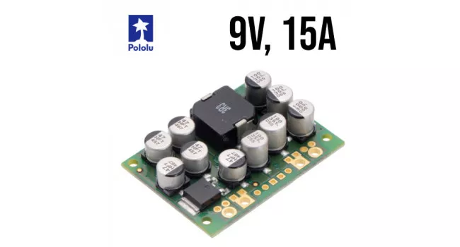 Pololu Buck Regulator, Vin 4.5-40V, Vout 9V 15A Pololu Buck Regulator, Vin 4.5-40V, Vout 9V 15A