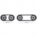 Pololu 30T Track Set - Black (2 Pack) Pololu 30T Track Set - Black (2 Pack)