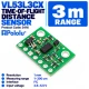 Pololu VL53L3CX Time-of-Flight Sensor with Regulator, Range 3m Pololu VL53L3CX Time-of-Flight Sensor with Regulator, Range 3m