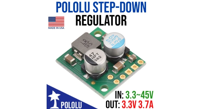 Pololu Regulator - OUT 3.3V 3.7A, IN 3.3~45V
