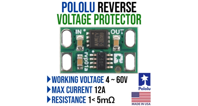 Pololu Reverse Voltage Protector Pololu Reverse Voltage Protector
