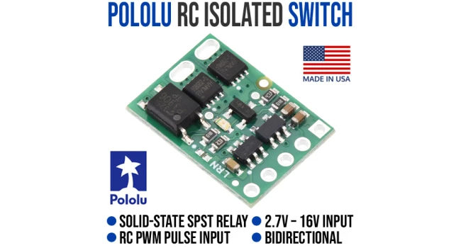 Pololu RC Isolated Switch – 60V 6A