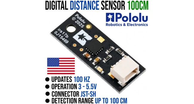 Pololu Digital Distance Sensor 100cm Pololu Digital Distance Sensor 100cm