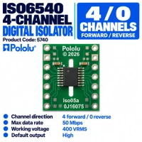 ISO6540 4-Channel Digital Isolator Carrier ISO6540 4-Channel Digital Isolator Carrier