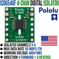 Pololu Digital Isolator 4-Channel Module - ISO6540F Pololu Digital Isolator 4-Channel Module - ISO6540F