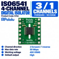 ISO6541 4-Channel Digital Isolator Carrier ISO6541 4-Channel Digital Isolator Carrier