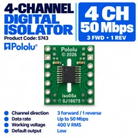 ISO6541F 4-Channel Digital Isolator Carrier ISO6541F 4-Channel Digital Isolator Carrier