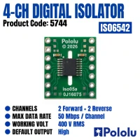 ISO6542 4-Channel Digital Isolator Carrier
