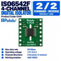 Pololu ISO6542F 4-Channel Digital Isolator Pololu ISO6542F 4-Channel Digital Isolator
