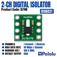 Pololu ISO6521 2-Channel Digital Isolator