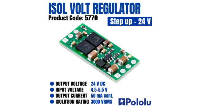 24V 50mA Isolated Step-Up Voltage Regulator U5Z9F24