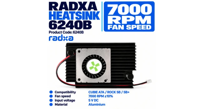 Radxa Heatsink 6240B V2.0 Radxa Heatsink 6240B V2.0