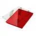 Plexiglass 200x300, 3mm Thickness, Clear Red Plexiglass 200x300, 3mm Thickness, Clear Red
