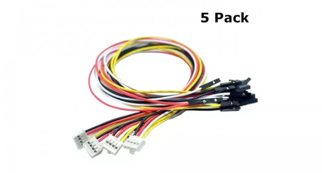 Grove 4 Pin to Du Pont Cable (5 Pack) Grove 4 Pin to Du Pont Cable (5 Pack)