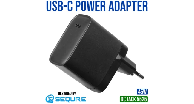 Sequre USB-C Power Adapter - 45W Sequre USB-C Power Adapter - 45W