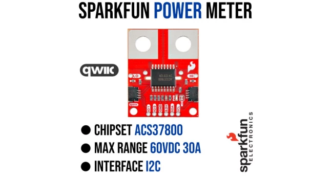 SparkFun Power Meter 30A - ACS37800 Qwiic SparkFun Power Meter 30A - ACS37800 Qwiic