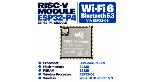 ESP32-P4 Module 32MB Flash ESP32-P4 Module 32MB Flash