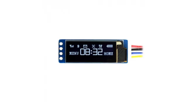 Wave 0.91 inch OLED White + JST-PH 2mm Cable Wave 0.91 inch OLED White + JST-PH 2mm Cable