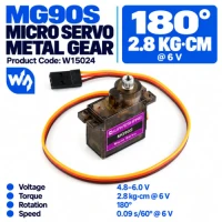 MG90S Micro Servo, Metal Gear MG90S Micro Servo, Metal Gear