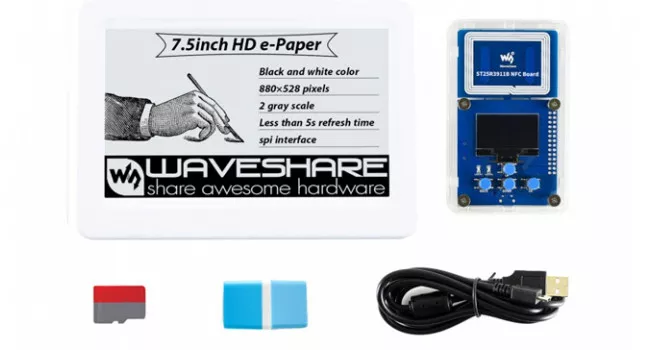 Wave 7.5" NFC-Powered E-Paper Dev Kit Wave 7.5" NFC-Powered E-Paper Dev Kit