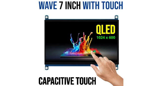 Wave 7 inch QLED Capacitive Touch Display Wave 7 inch QLED Capacitive Touch Display